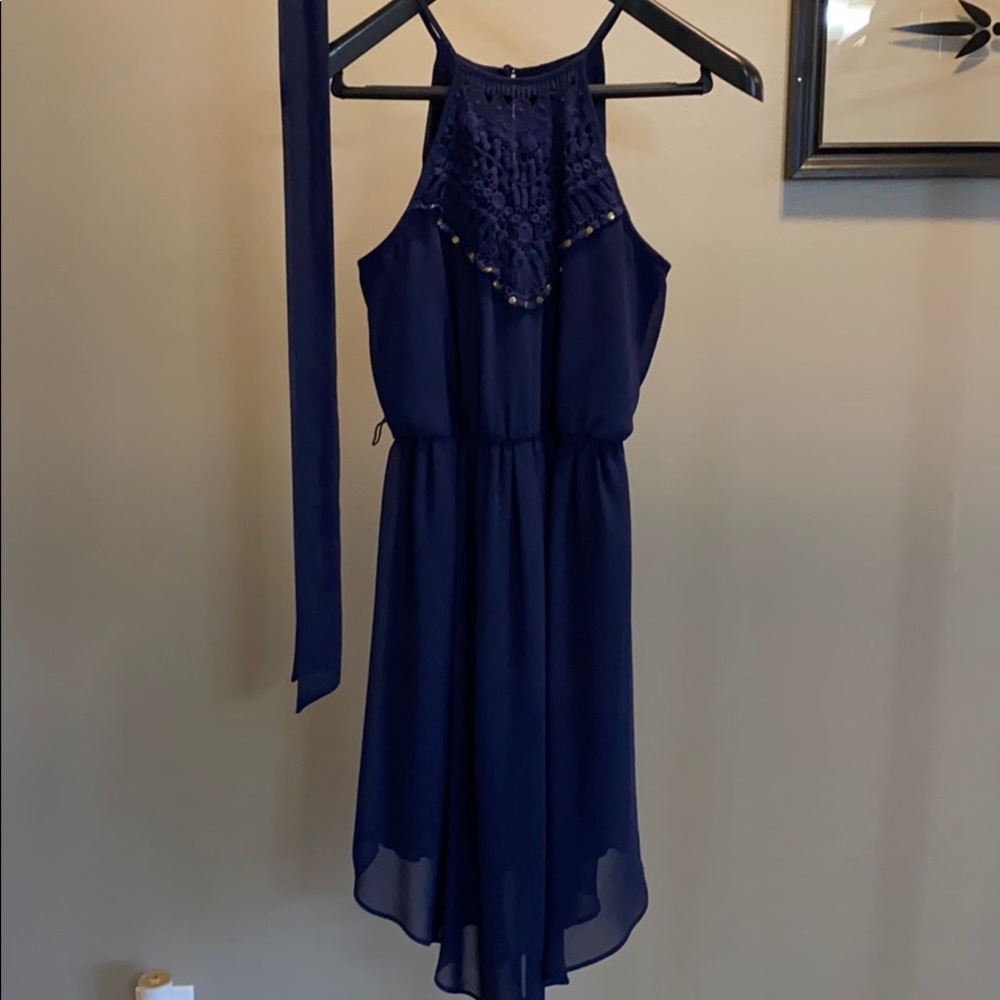 Navy blue dress